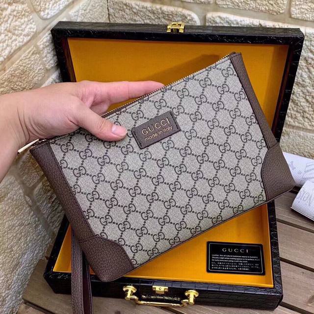 The new hot-selling men's handbag Model: 33037-1 Brown High-end quality fabric u