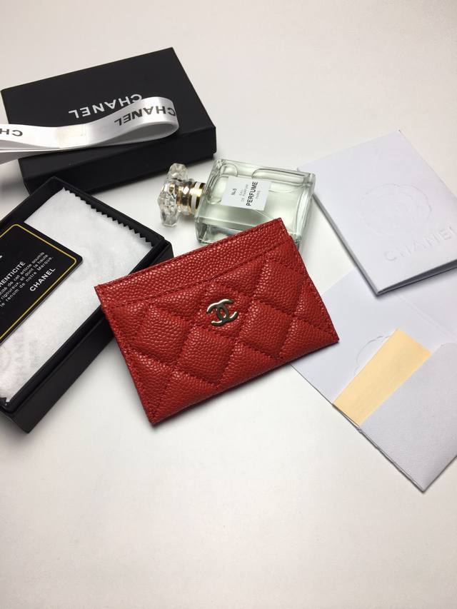 Chanel Chanel counter card holder Model number: A Caviar Size: 7.5