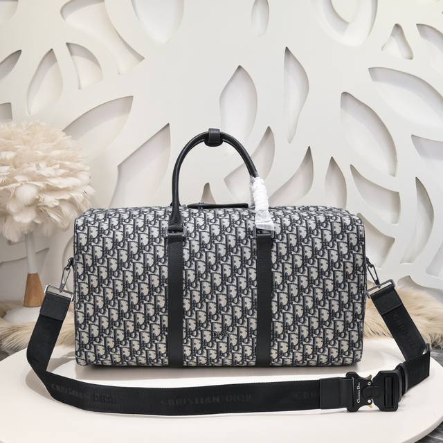 Dior - Dior counter's latest men's travel bag, original quality blue cloth model