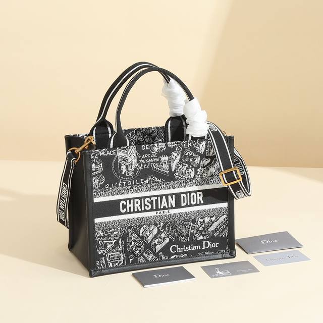 Paris Map Small Book Tote Bag by Maria Grazia, Creative Director of Women's Coll