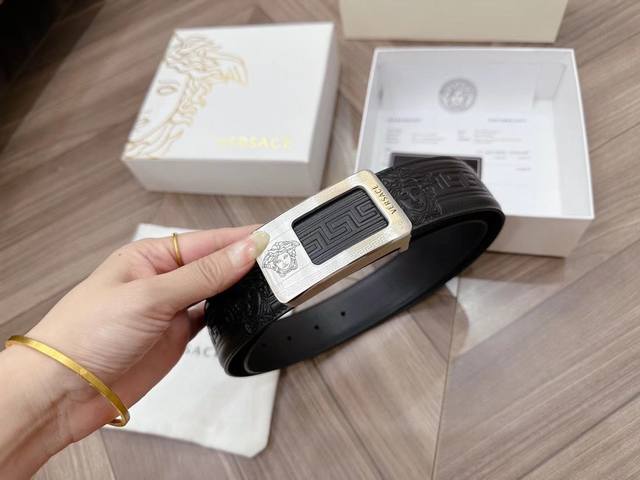 Versace original size 5 width 4.0cm foreign trade original goods, original two-c