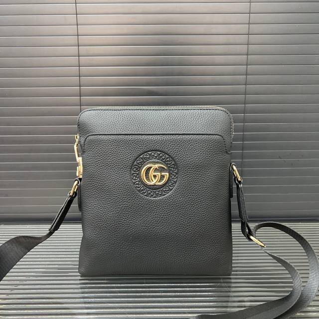 Gucci combination lock leather briefcase men's bag shoulder messenger bag classi