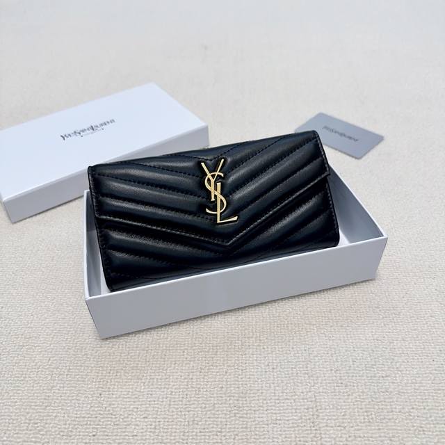 Color Black Size 19X10 Yves Saint Laurent imported sheepskin texture First-class