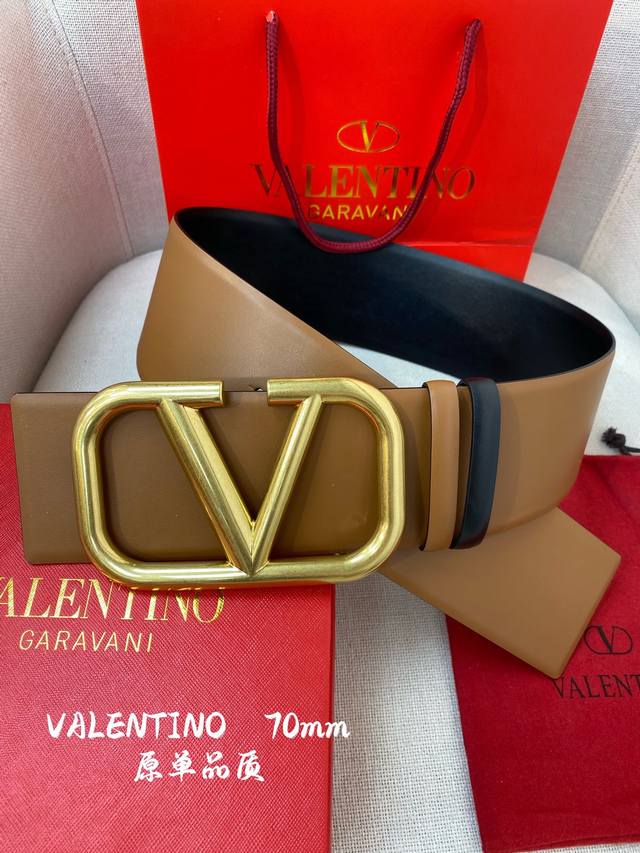 Valentino 7.0 classic double-sided color dual-purpose double-sided top-grain lea