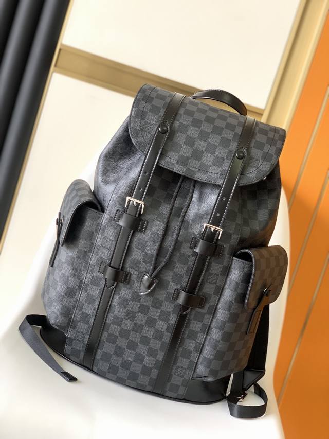 Top original M43735 old flower N41379 black grid M45419 black gray multifunction