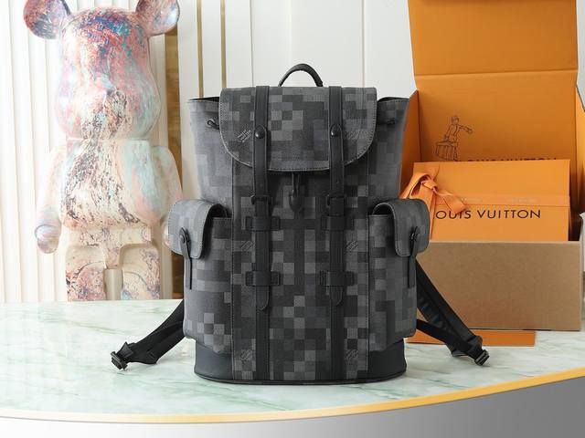 Top original home real shot M14952 black camouflage backpack Christopher Mm Back