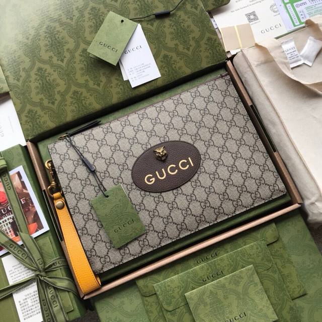 Original model: Gucci K0757 Retro style leather accessories series Made of Gg Su