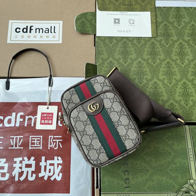 Original leather with Cdfmall Sanya Duty Free Shop Tote Bag Ophidia Series Gg Mi