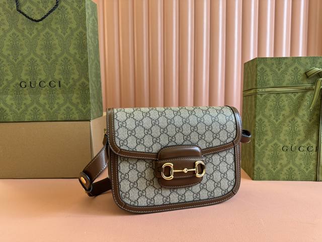 Original leather Sanya duty-free shop gift bag Gucc" 1955 Horsebit Bag! Classic