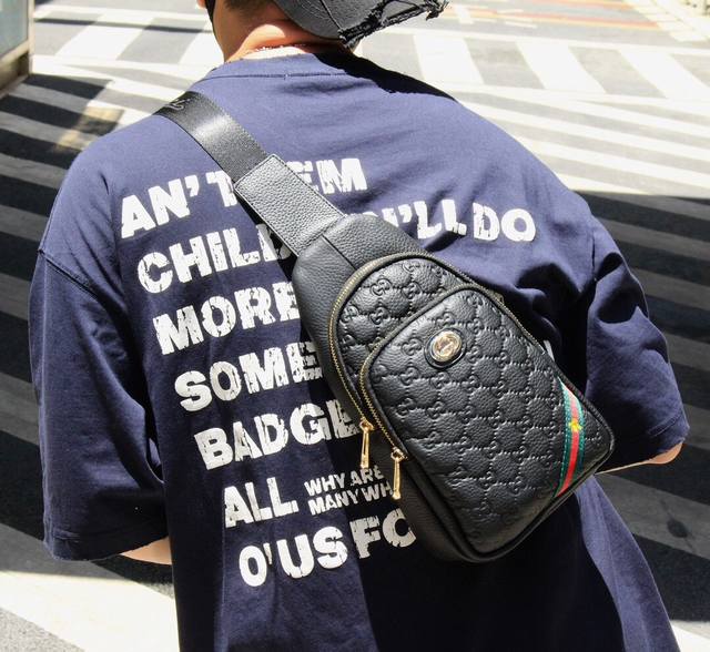 P Out of stock G-style chest bag model: 2861-1 Original imported hardware men's