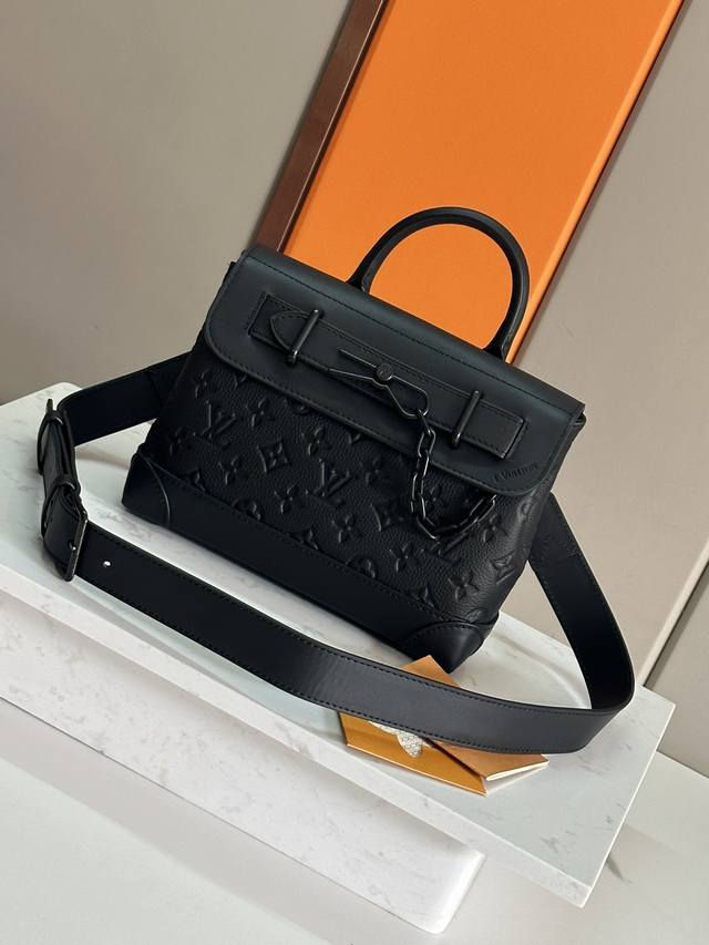 Top original model: M24436 Embossed new version Unisex This small Steamer bag is