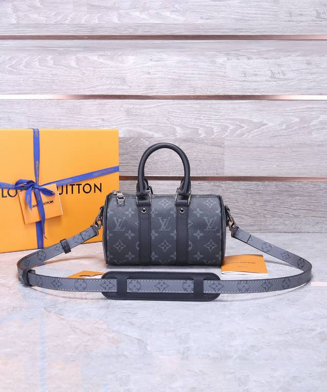 Top original M45947 black flower Speedy pillow bag series This Keepall Xs handba