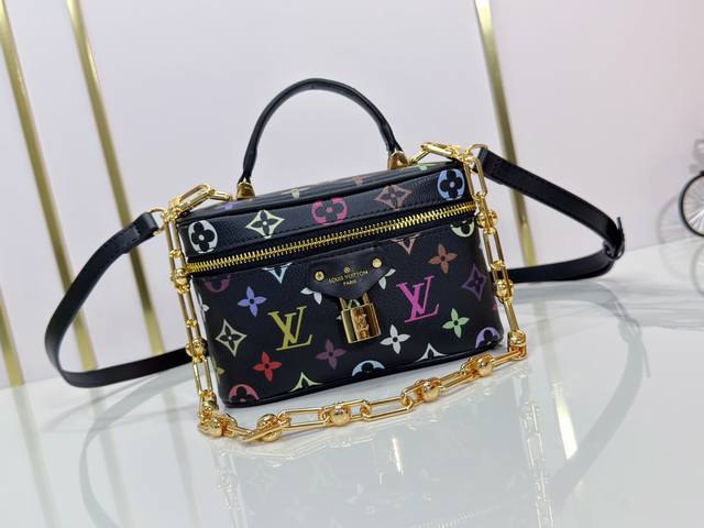Upgraded original M13662 This Vanity Pouch handbag is from the Louis Vuitton x T