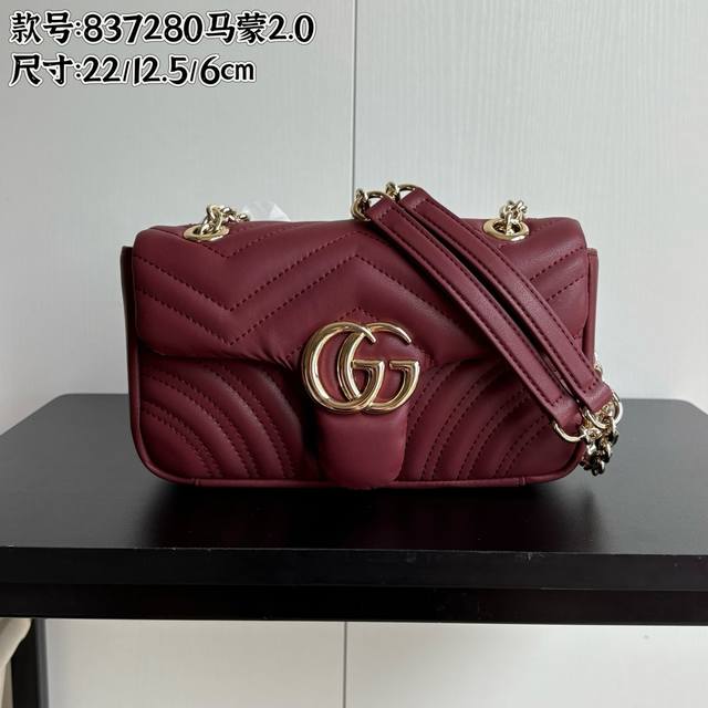 Upgraded version real shot# Style number: 837 Burgundy Size: 22 12.5 6Cm G Marmo