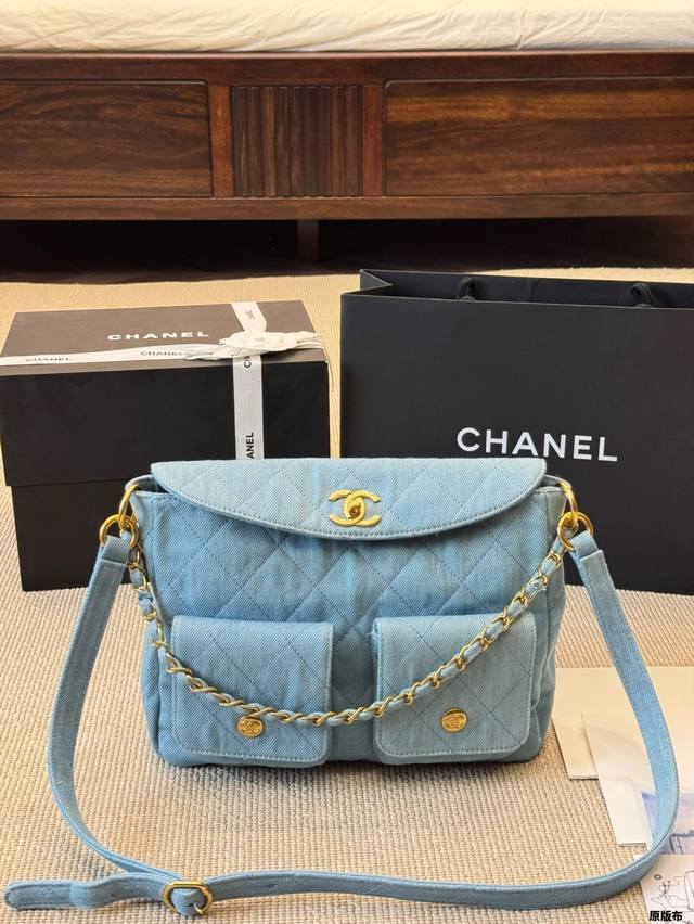 original cloth Chanel 25P denim Hobo The shoulder strap design is really good th