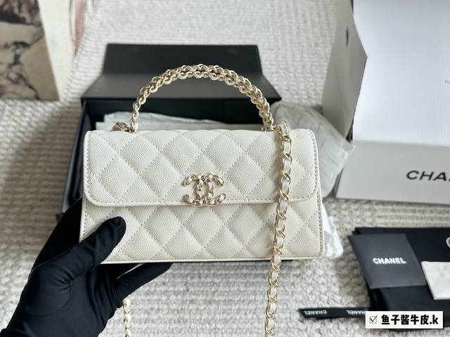Cowhide with box Size: 19*10Cm Chanel 23Kelly mobile phone bag This bag is so cu