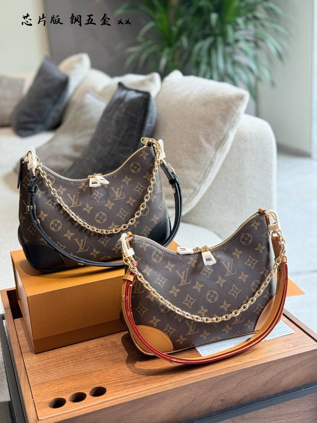Small croissant bag upgraded chip version Lv old flower croissant bag one should