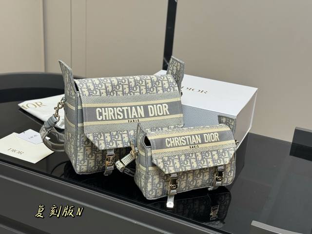 Upgraded version with box Size: 23*16Cm Small 29*27Cm Large Dior Camp small mess