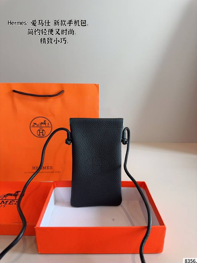 Pure leather with gift box Hermes Hermes hits the market. The mobile phone bag i