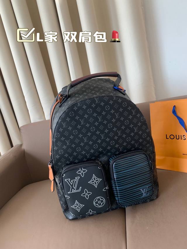 20Ss latest L-style backpack top imported original fabric ultra-high-definition