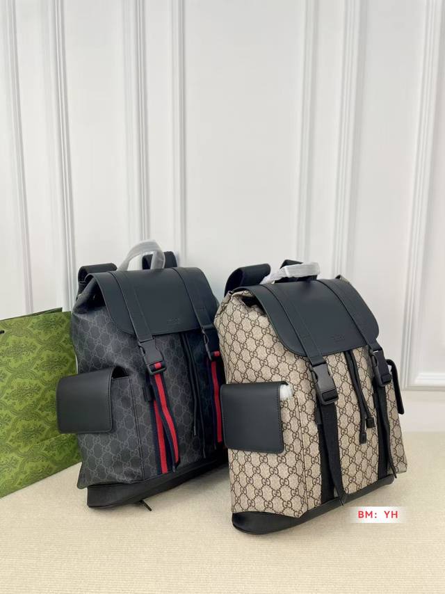 Gucci Gg Classic Retro New Backpack Unisex Bag Cool and beautiful to the point o