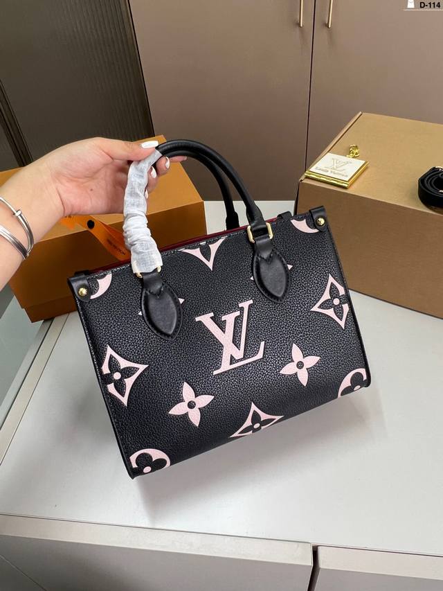 with mirror Lv Onthego Bb jungle tote bag Louis Vuitton Lv old flower logo Onthe