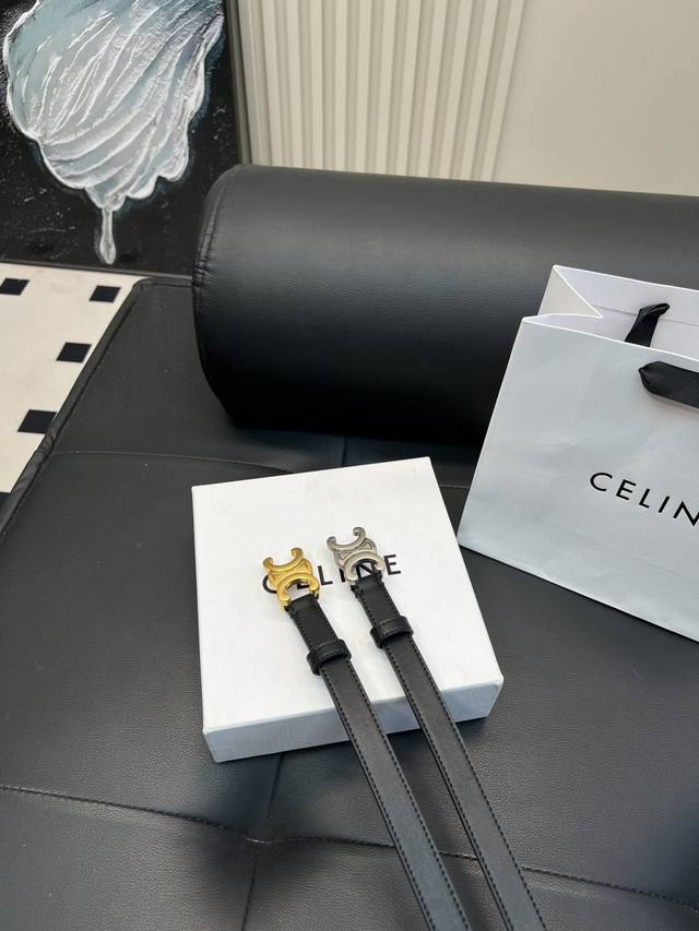 Upgraded version Celine!! High version belt Hey Ha original leather belt ~ the h