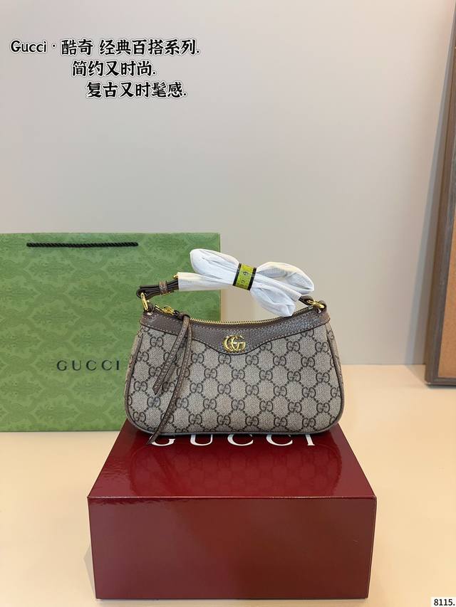 with gift box. Gucci Ophidia underarm bag The more you use it, the better it loo