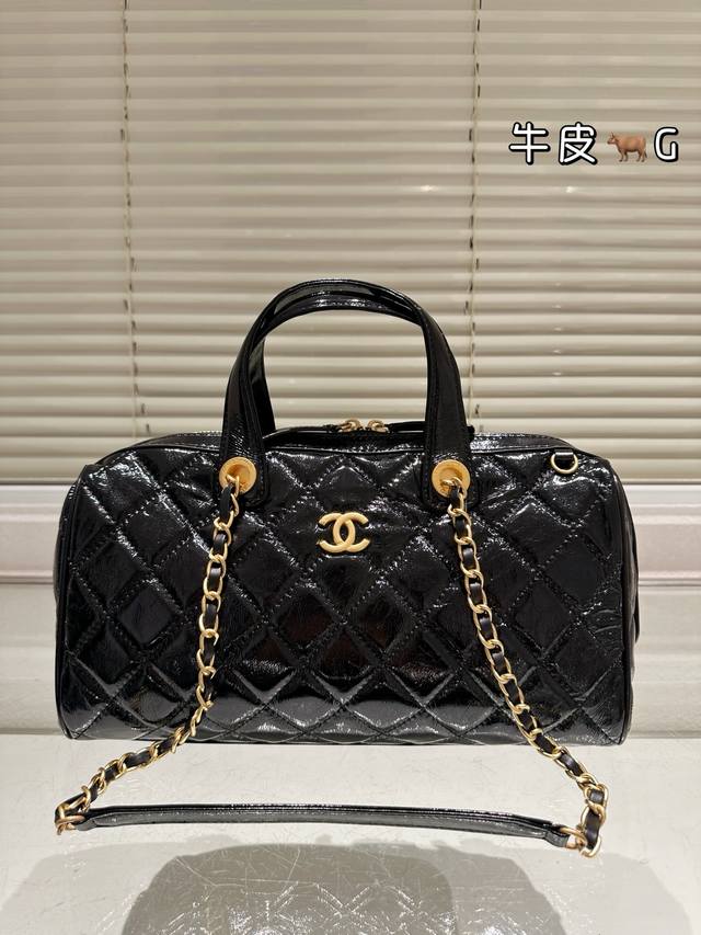 First layer leather Chanel25S handbag Lazy and casual and easy to carry Full of