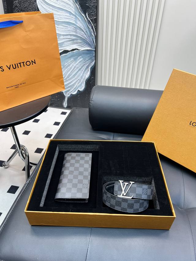 wallet belt set Lv high version! Belt belt ~ the hottest version among popular b