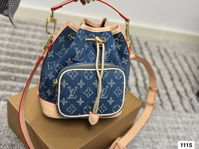 with folding box Lv bucket bag Super thick and wear-resistant Large capacity for