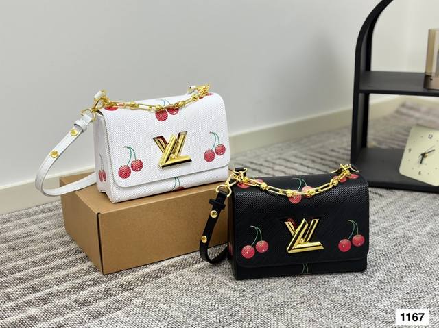 Folding box Original hardware with logo Lvtwist new bag Retro and elegant, timel
