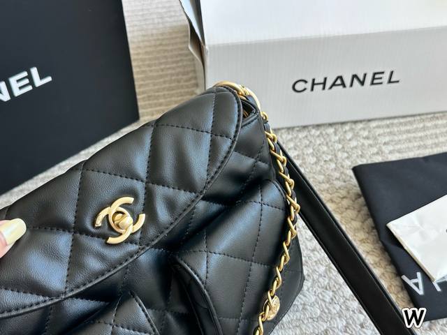 with box Size: 25 18Cm Chanel 24P hippie bag Hobo# Just right for one shoulder B