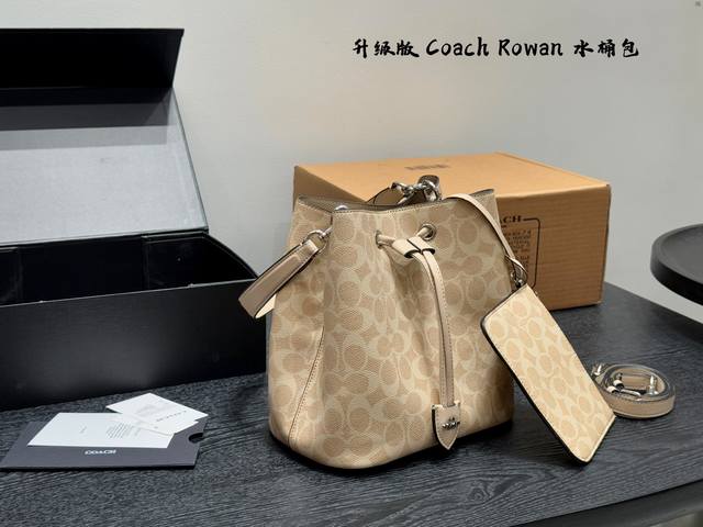 Gift Box Coach Rowan Bucket Bag An excellent all-around shoulder bag, it is neit