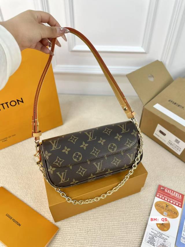 with folding gift box Lv new Ivy underarm bag shoulder crossbody style This bag