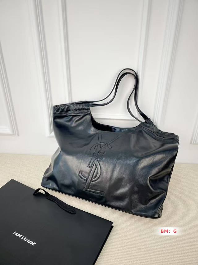 Cowhide YSL Saint Laurent tote bag New shopping bag, large capacity, can be used
