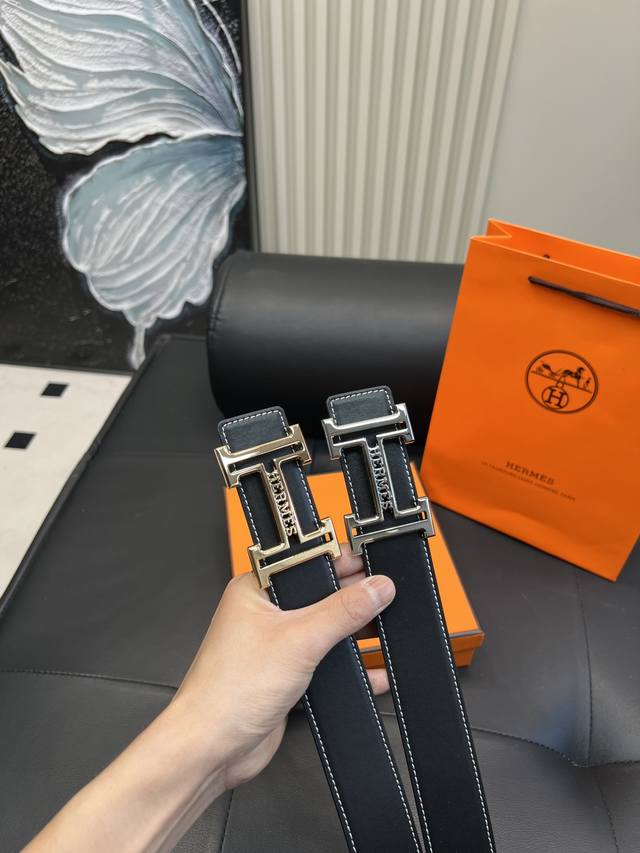 Upgraded version Hermes!! High version belt Heyha original leather belt ~ the ho