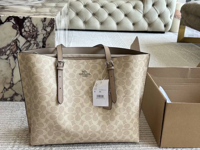 with box Size: 34 29Cm Coach classic logo shopping bag tote bag Hot selling item