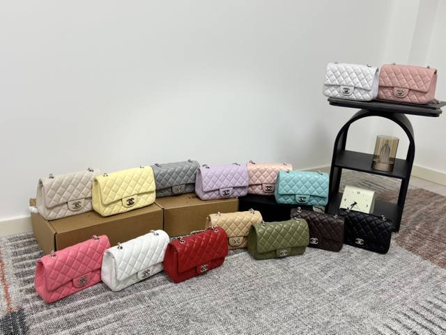 with sunglasses 50 with folding box Chanel Cf bag is a popular fashion item. Hig