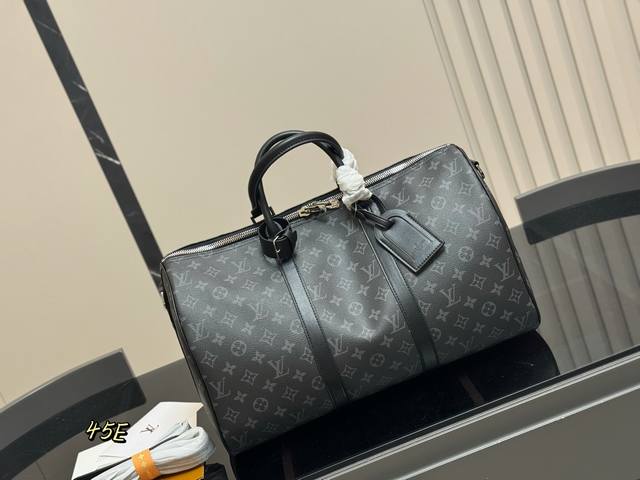 No box Size: 45Cm Lv old flower large travel bag is out! Keepall 45 travel bag h