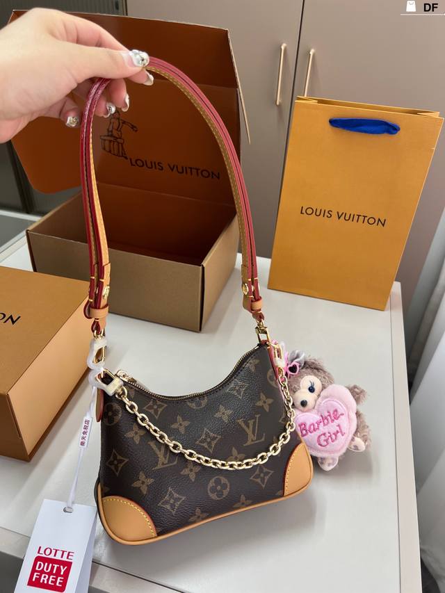chip version Lv croissant bag Vintage classic shoulder bag One shoulder crossbod