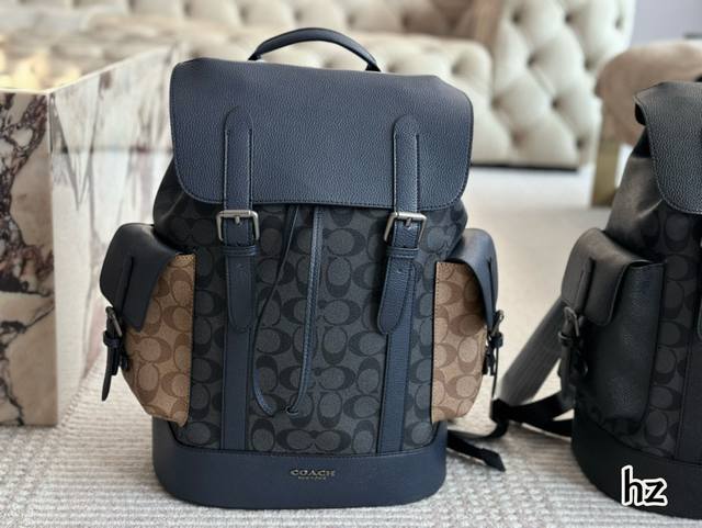 Size: 40 30Cm Coach Backpack Double zipper double compartment! The most classic