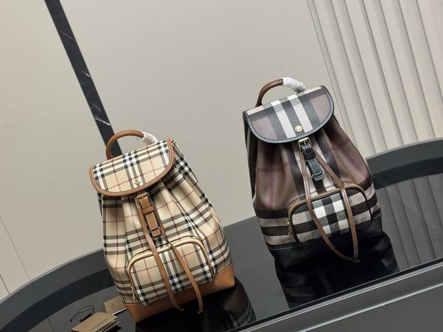 Unboxed, lightweight and spacious Size: 24.33Cm Burberry Backpack This backpack