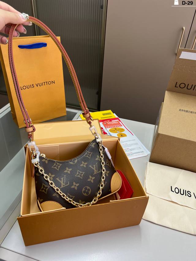 Lv croissant bag Vintage classic shoulder bag One shoulder crossbody is invincib