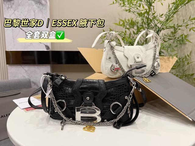 Full set of double box packaging Balenciaga Essex shoulder bag Essex shoulder ba