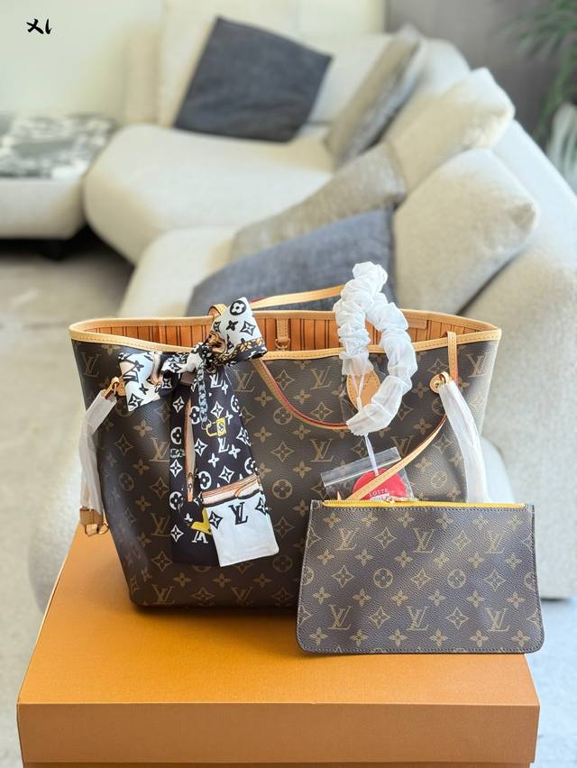 Free ribbon and chip Lv Neverfull, don't hesitate if you like it When I was a ho
