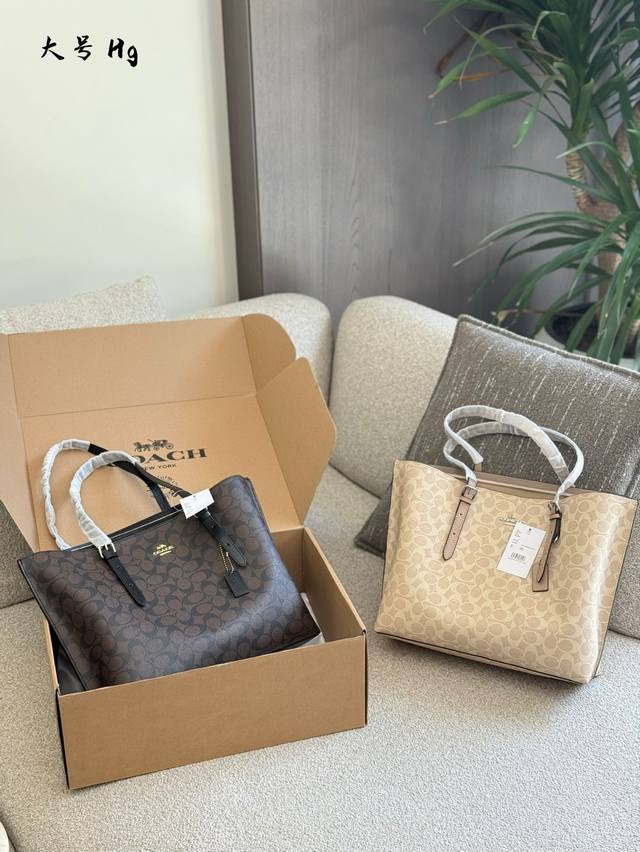 Coachmollie open tote bag, two large compartments #Coach #coach