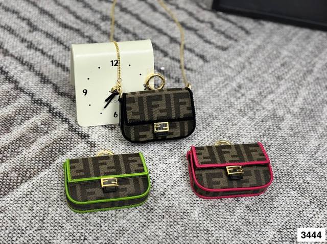 Colorful Fendi Mini Bag Summer Limited Capsule Series Lipstick Bag Coin Purse Ca