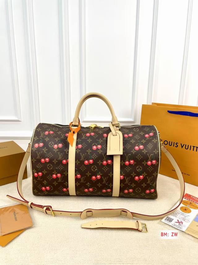 Lv Louis Vuitton Spring and Summer Limited Edition Keepall Travel Bag A handsome