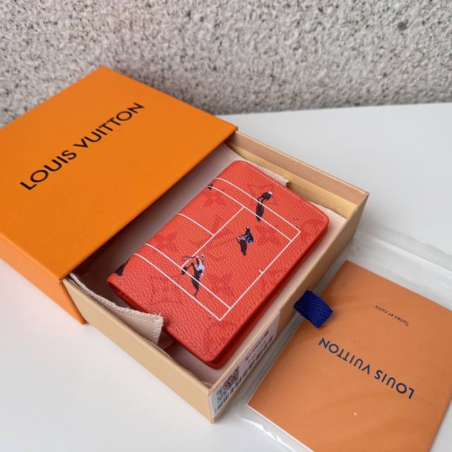 Genuine Grade Top Original M14883 Orange Wallet Printed with "Organizer Dubosh"